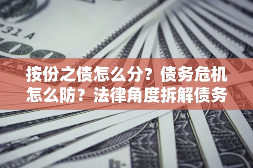 北京按份之债怎么分？债务危机怎么防？法律角度拆解债务分配与风险自保指南