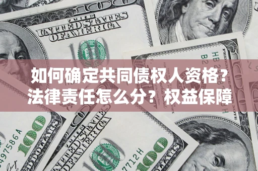 北京如何确定共同债权人资格？法律责任怎么分？权益保障技巧揭秘！