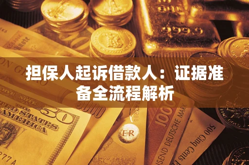北京担保人起诉借款人：证据准备全流程解析