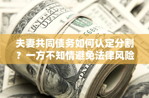北京夫妻共同债务如何认定分割？一方不知情避免法律风险必看！